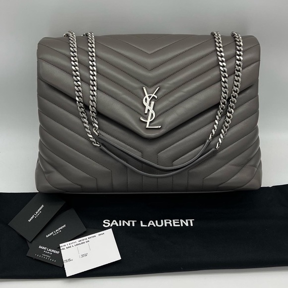Yves Saint Laurent Handbags - Authentic Yves Saint Laurent large Lou Lou chain bag